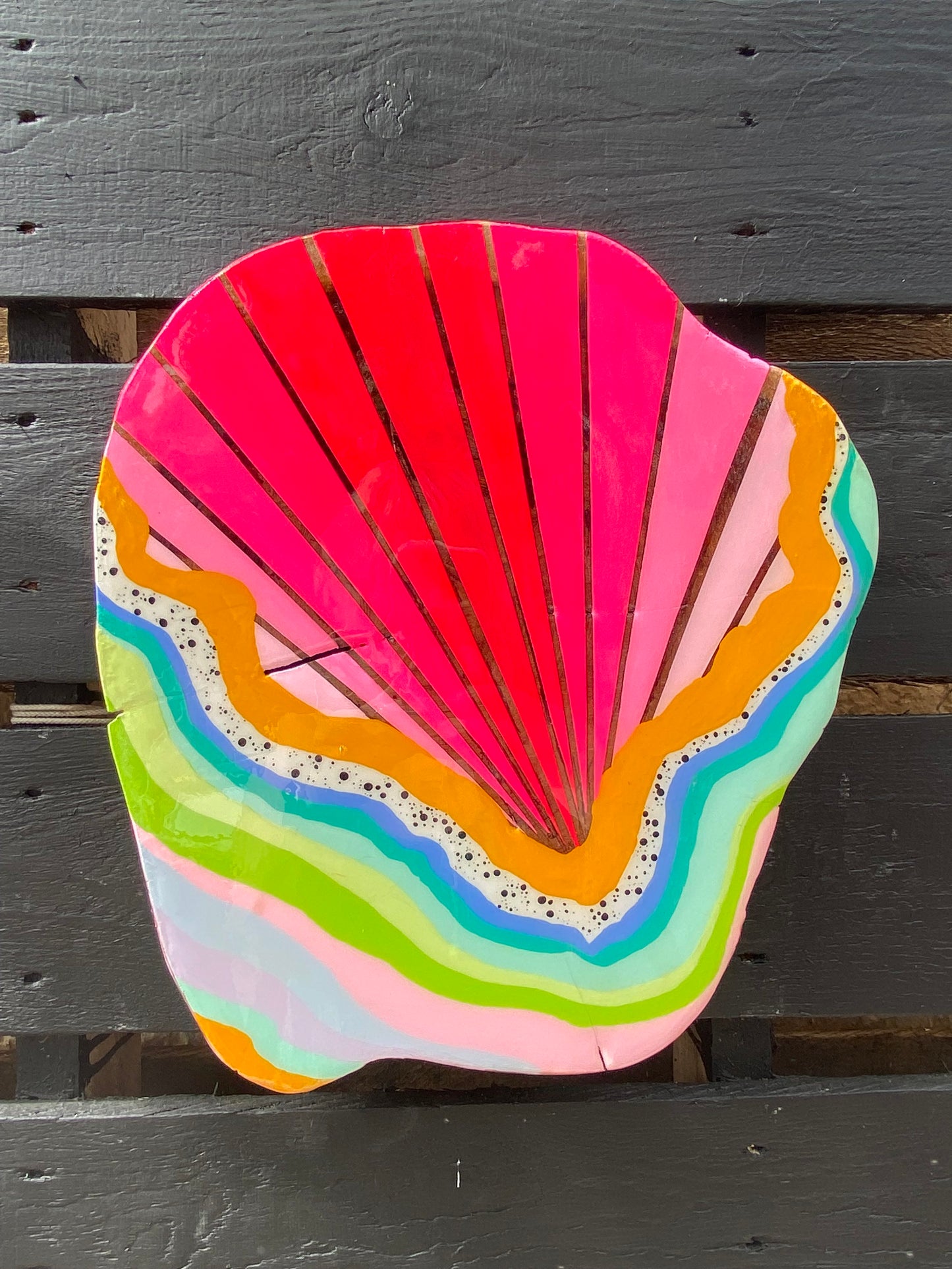 Painting Rainbow Sky Series Artifact of Joy