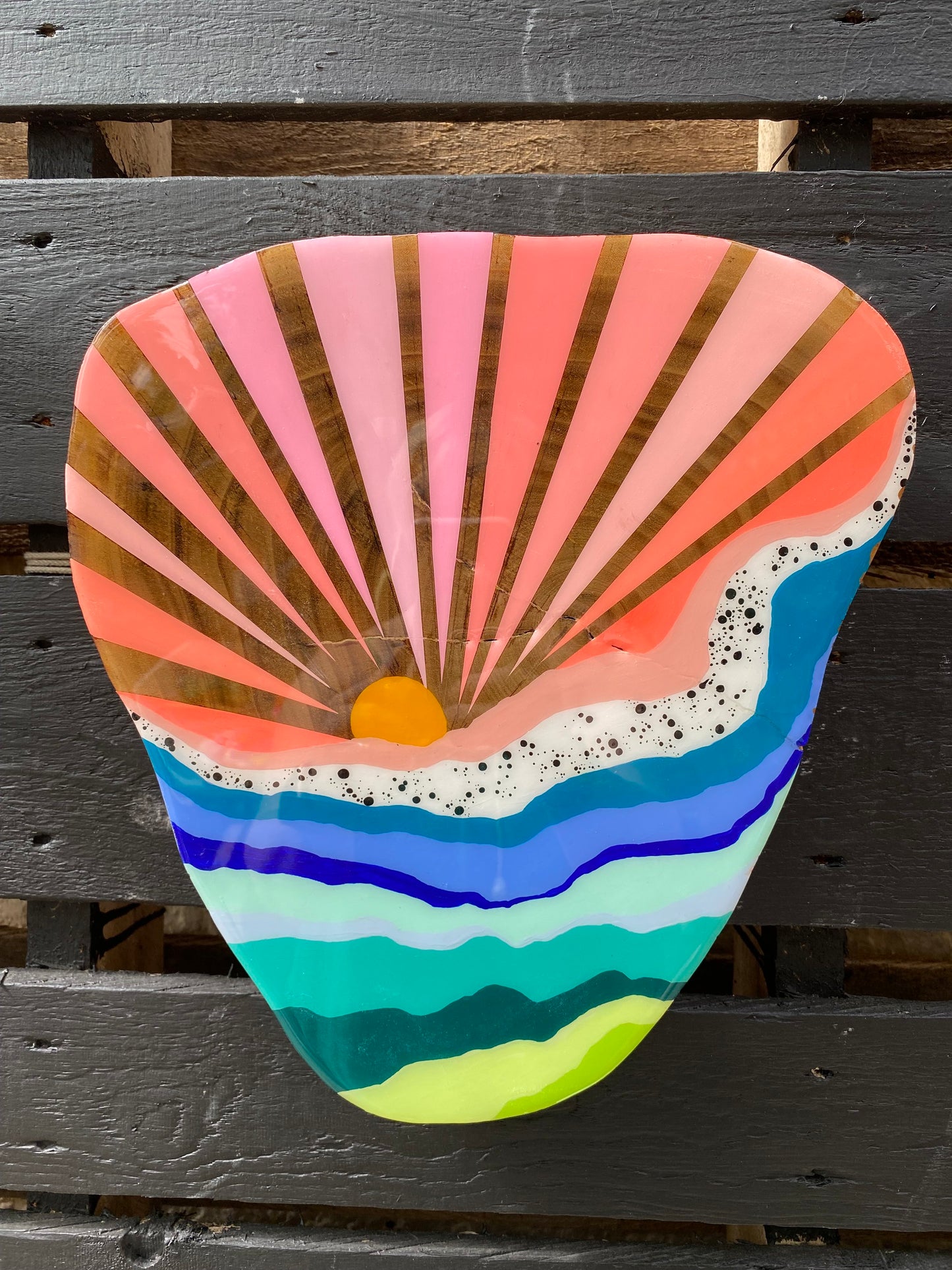 Painting Rainbow Sky Series Artifact of Joy