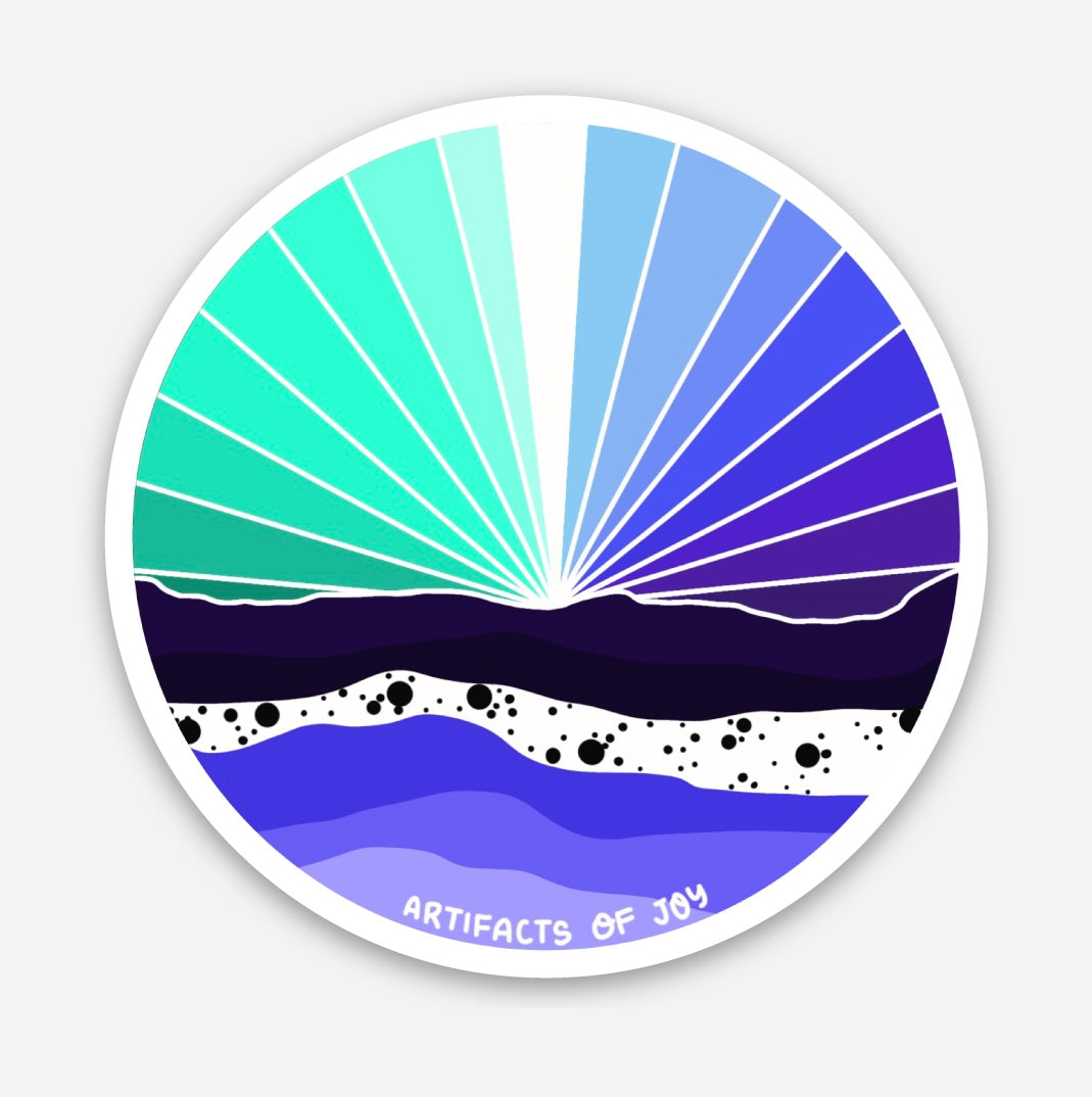 Sticker Rainbow Sky Inspired By Gay Flag