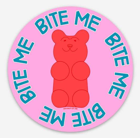 Sticker Bite Me Gummy Bear