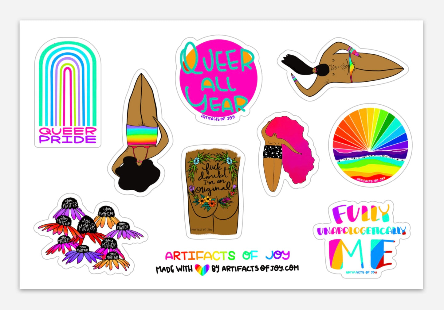 Sticker Limited Edition Pride Sticker Sheet