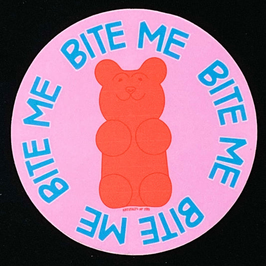 Sticker Bite Me Gummy Bear