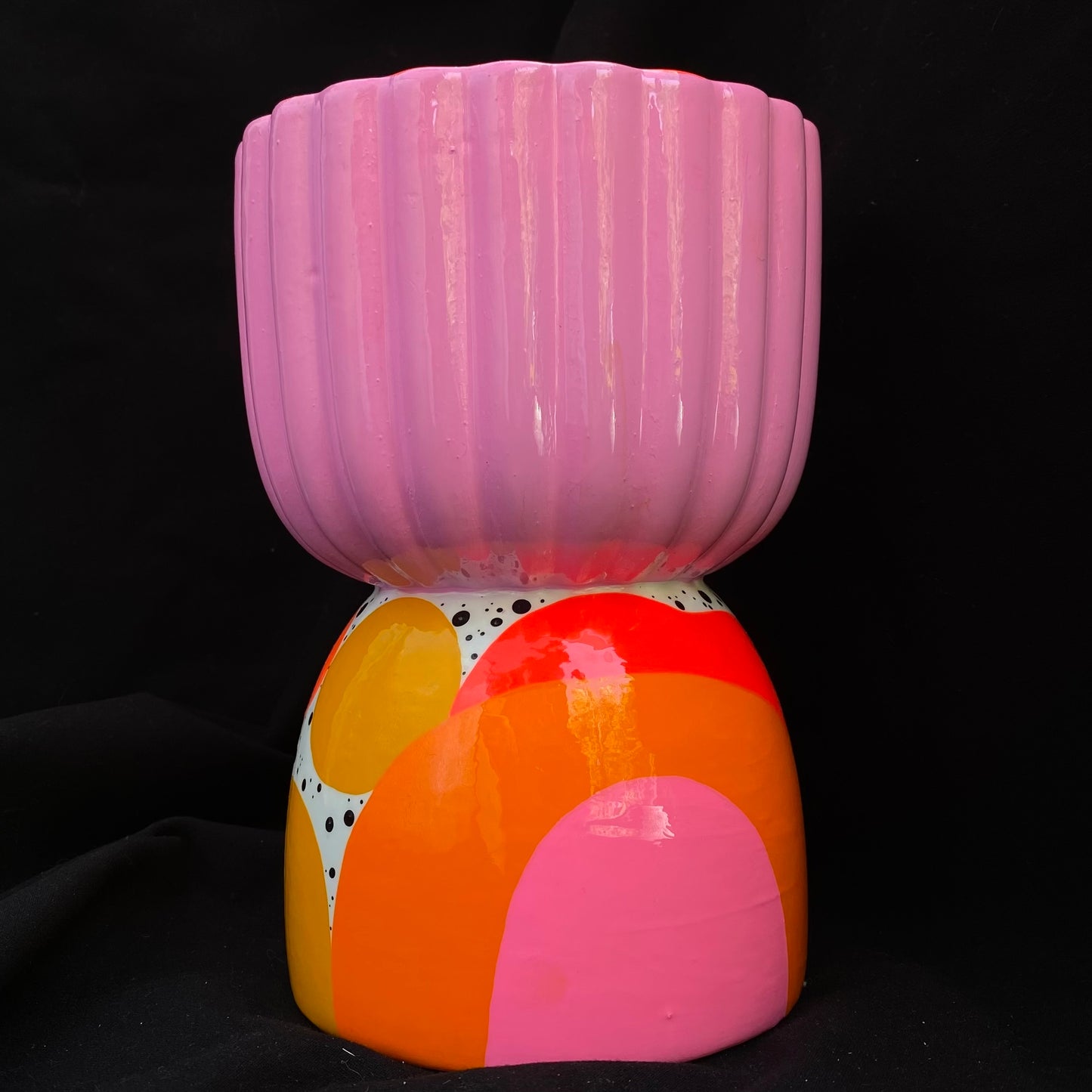 Modern Artifact Planter Double Bubble