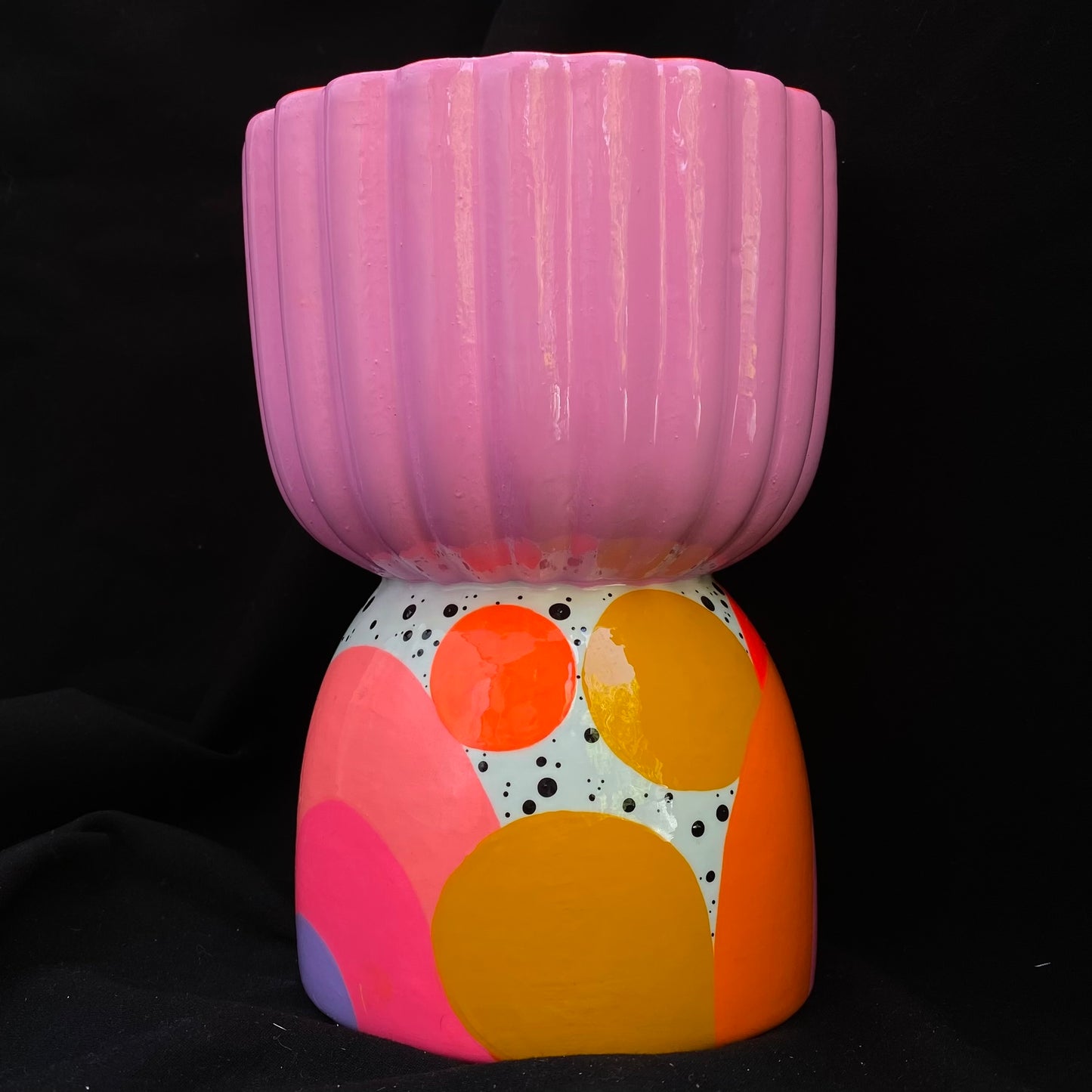 Modern Artifact Planter Double Bubble