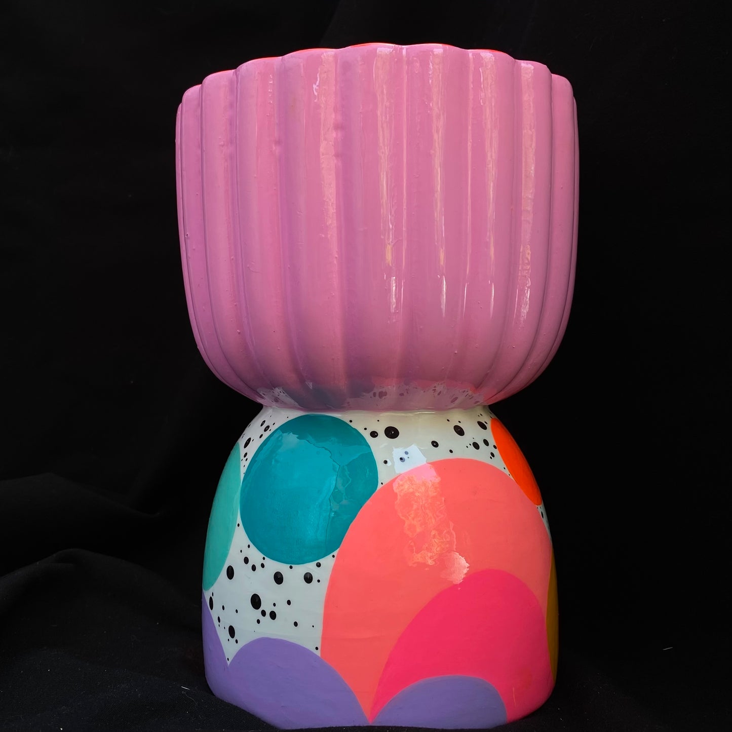 Modern Artifact Planter Double Bubble