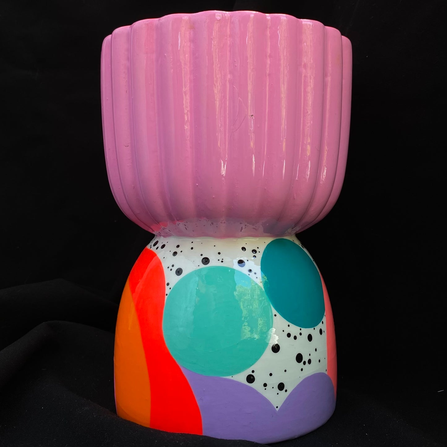 Modern Artifact Planter Double Bubble