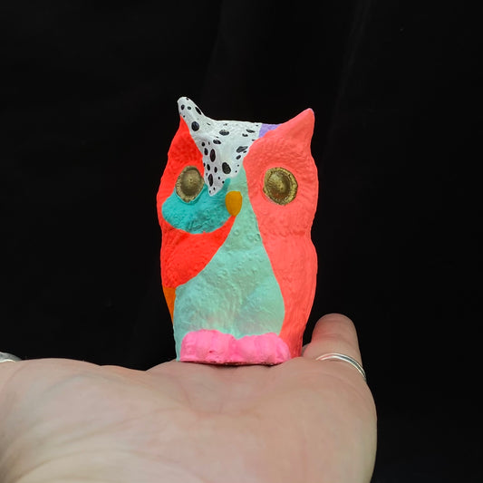 Modern Artifact Metal Owl