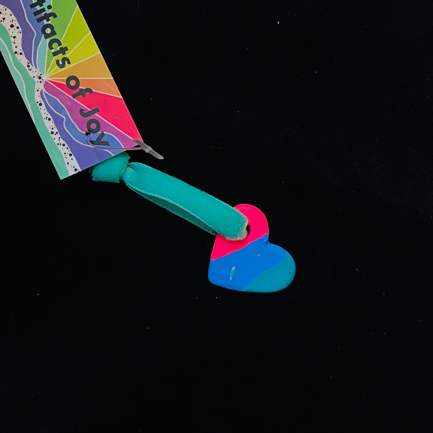 Ornament Tiny Ceramic Heart Love Washes Over You