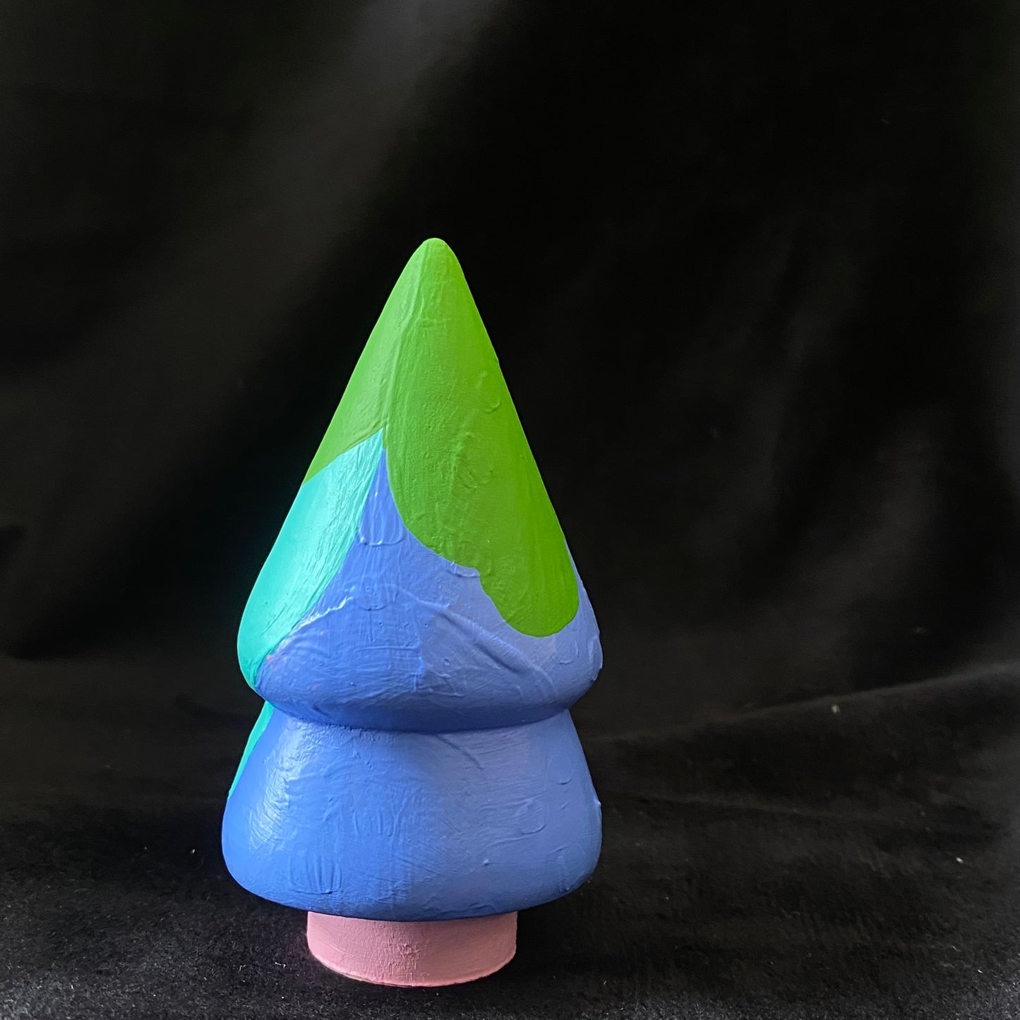 Tree With Trunk Modern Artifact Winter Holiday Happy Greens