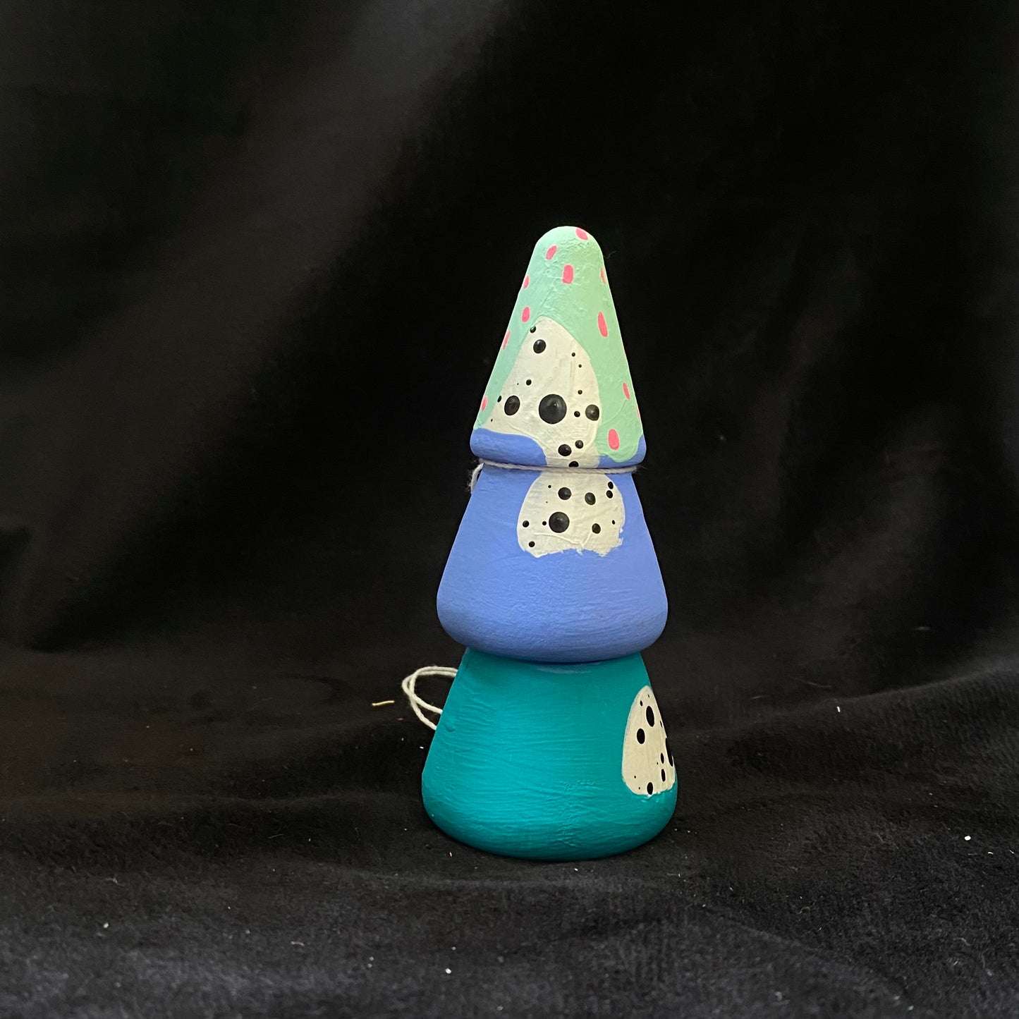 Tree Modern Artifact Winter Holiday Blue Abstract