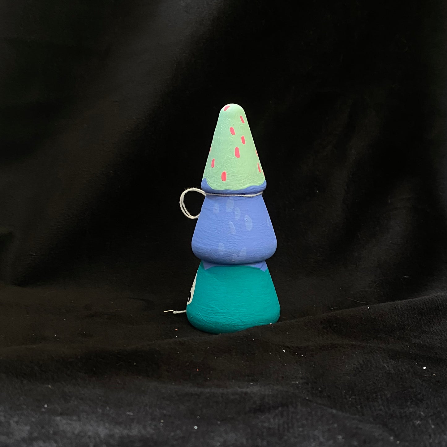 Tree Modern Artifact Winter Holiday Blue Abstract