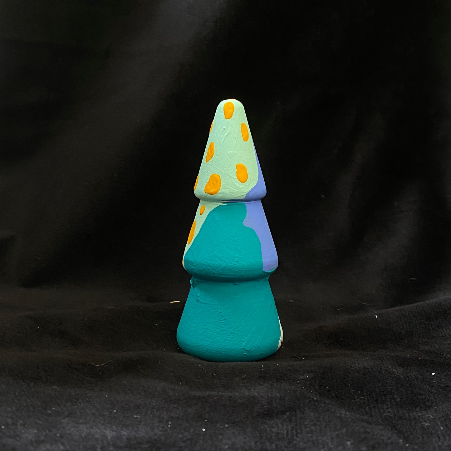 Tree Modern Artifact Winter Holiday Happy Little Blues