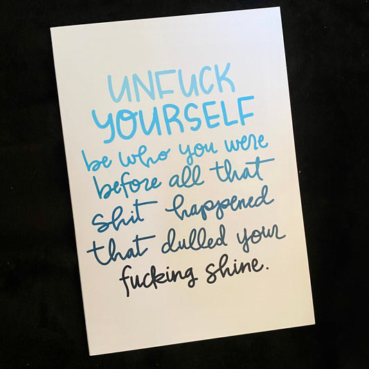 Greeting Cards Unfuck Yourself