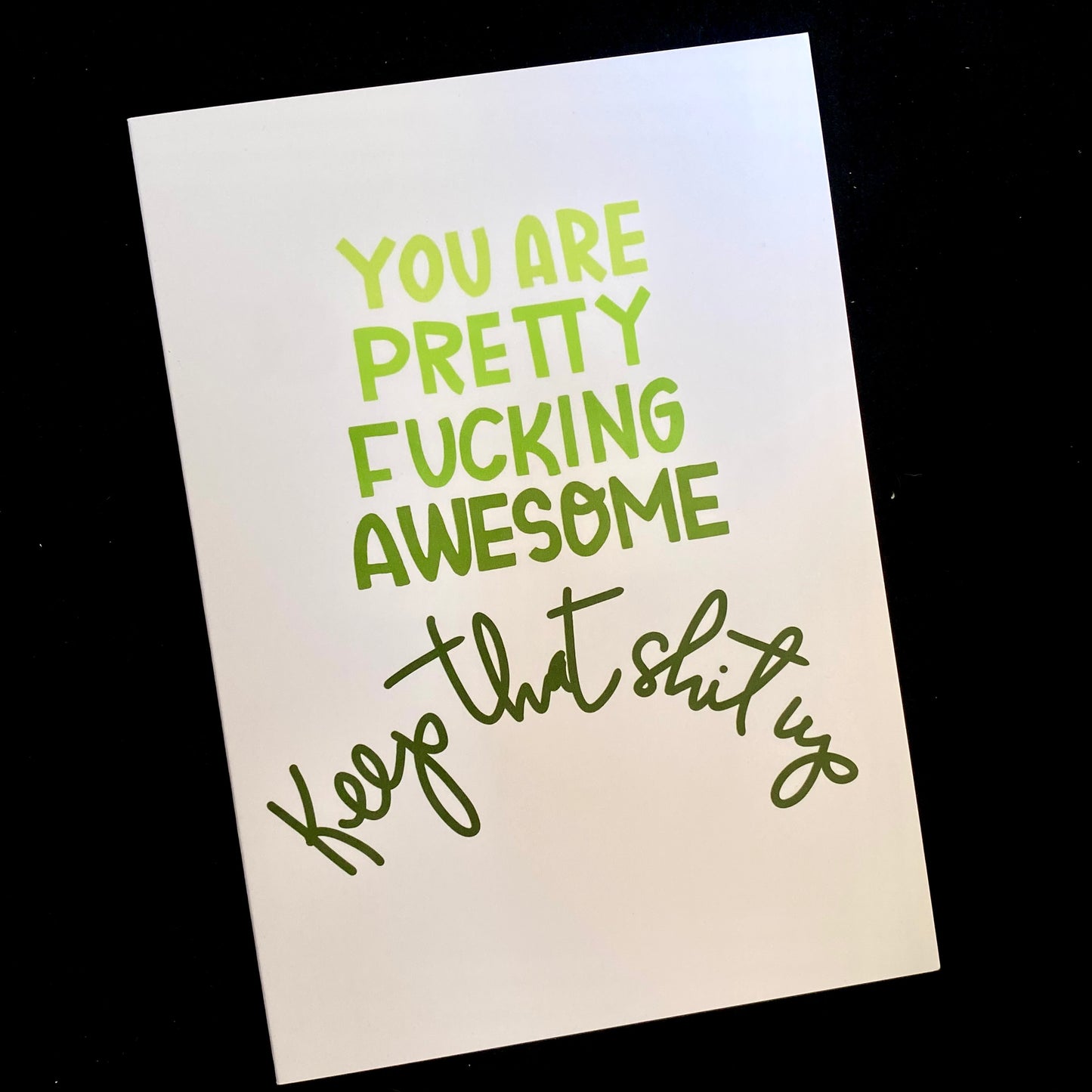 Greeting Cards You're Pretty Fucking Awesome