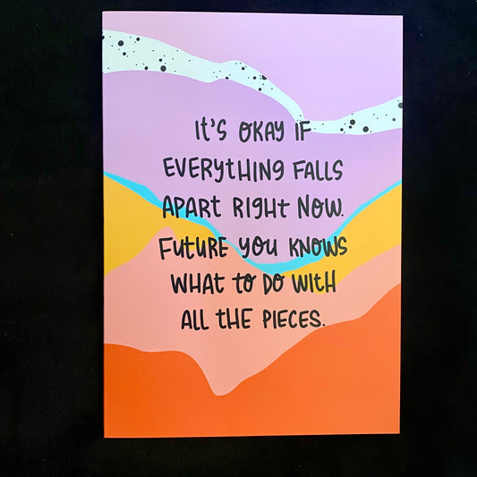 Greeting Cards It's Okay If Everything Falls Apart Right Now