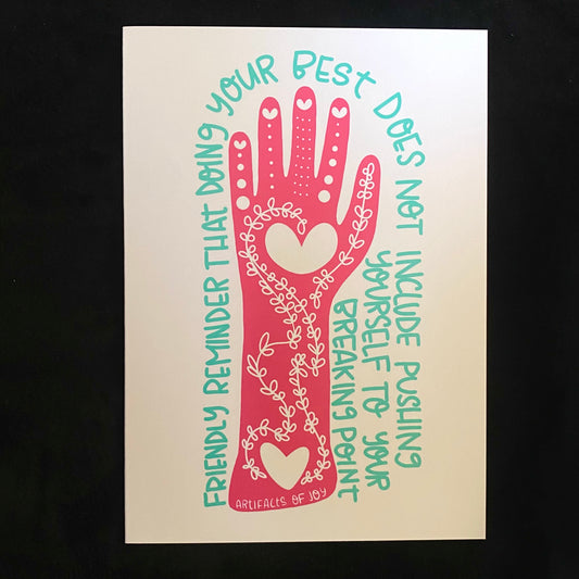 Greeting Cards Friendly Reminder Doing Your Best