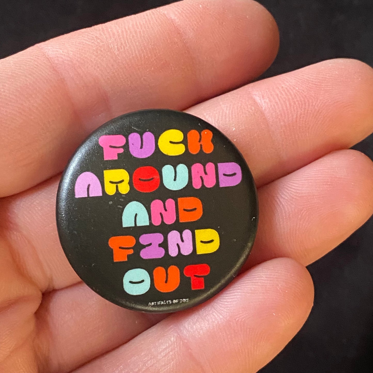 Pin Fuck Around And Find Out
