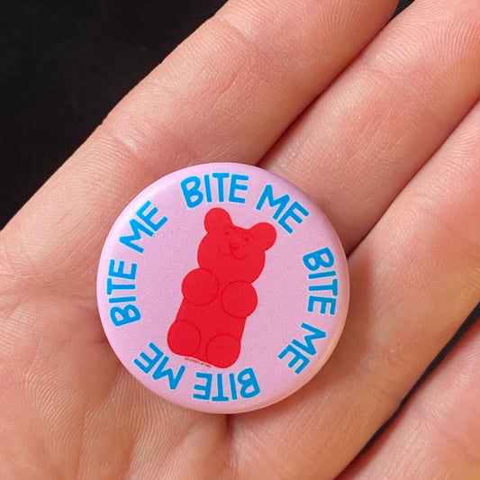 Pin Bite Me Gummy Bear