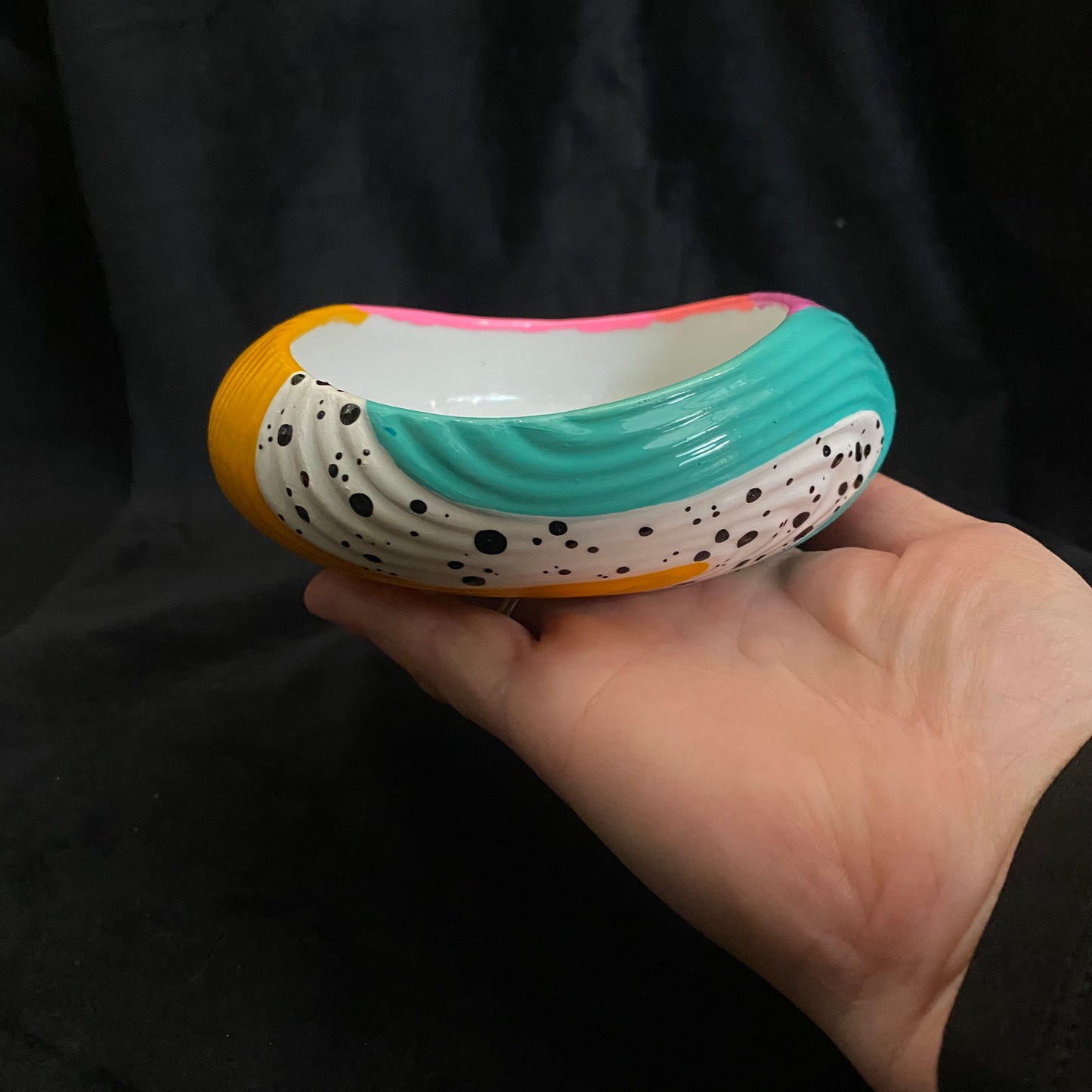 Modern Artifact Abstract Ceramic Dish