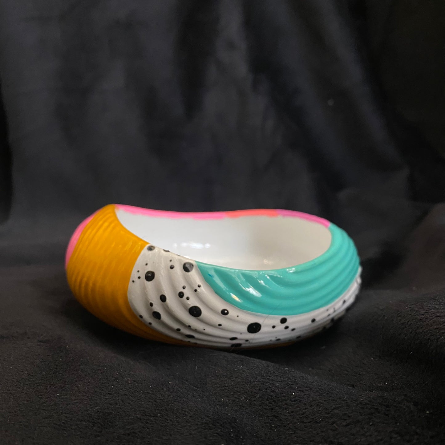 Modern Artifact Abstract Ceramic Dish