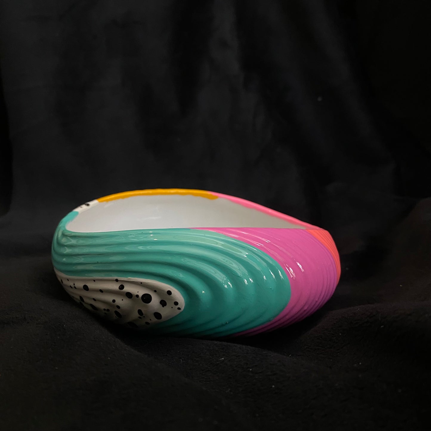 Modern Artifact Abstract Ceramic Dish