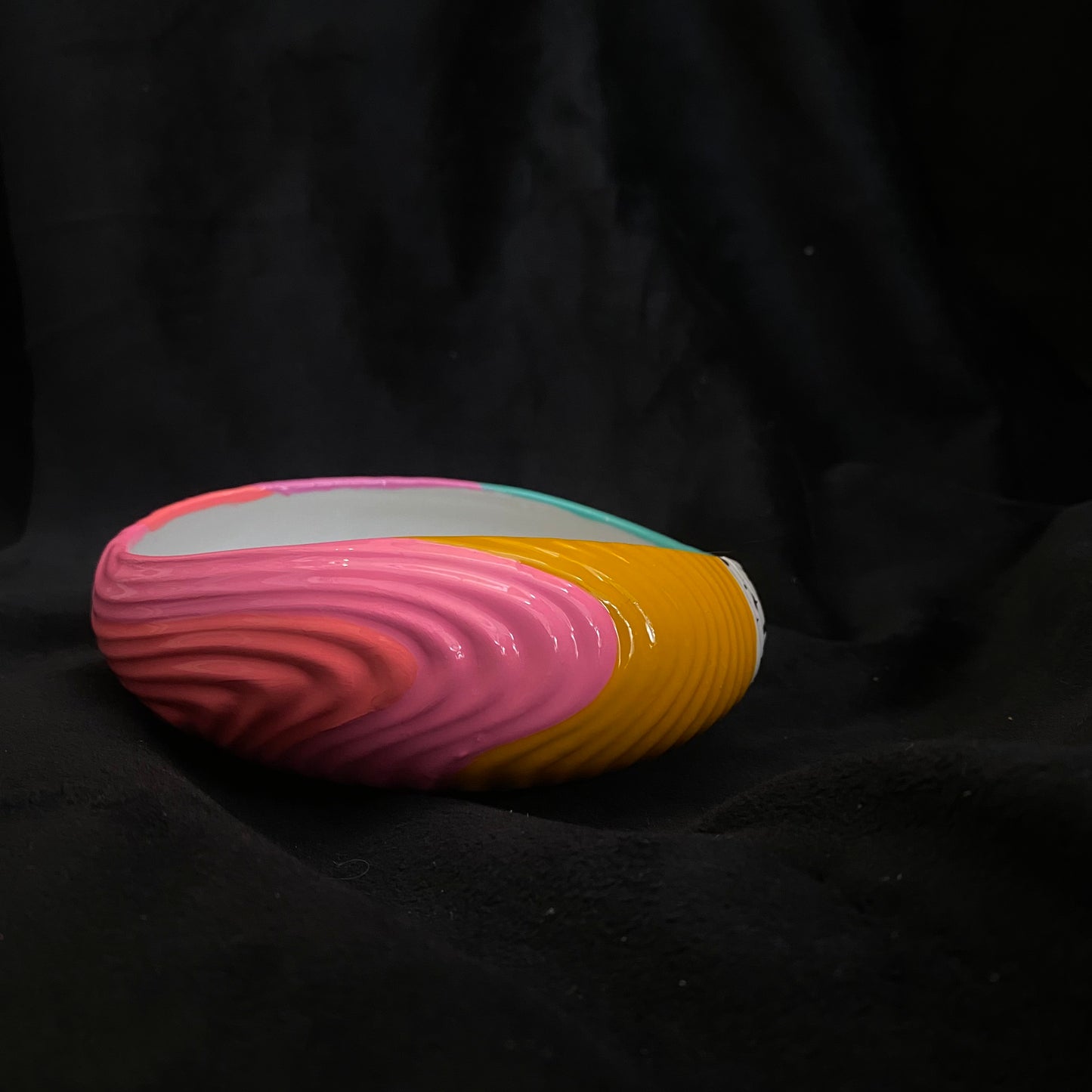 Modern Artifact Abstract Ceramic Dish