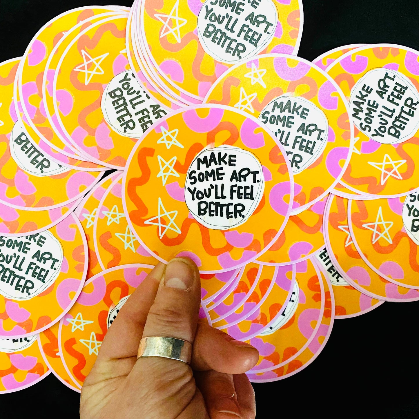 Sticker Make Some Art You'll Feel Better