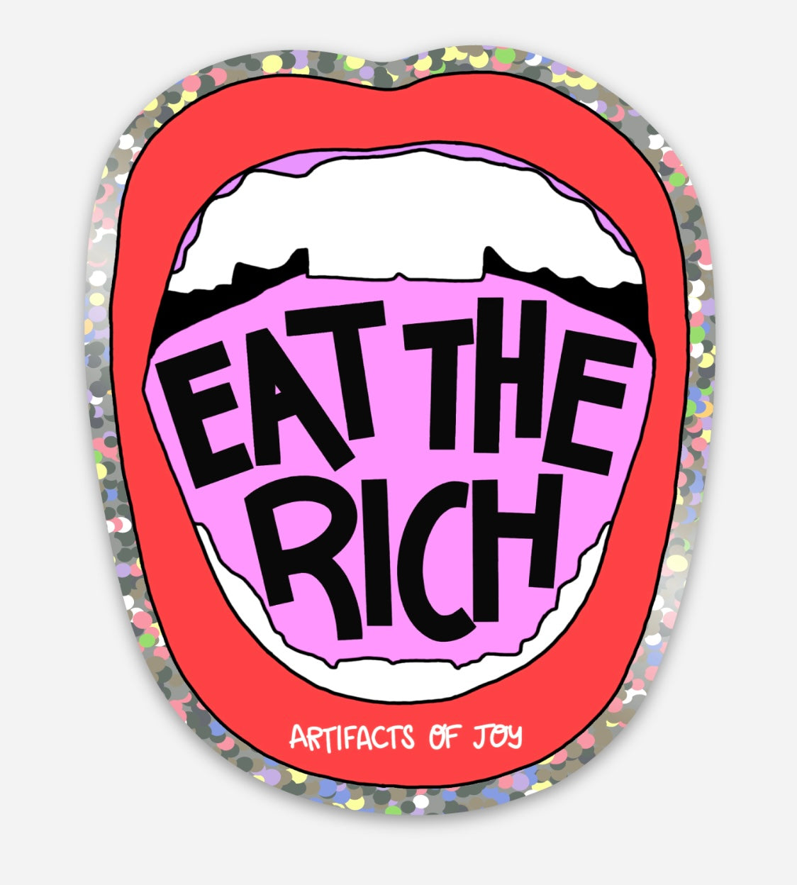 Sticker Eat The Rich