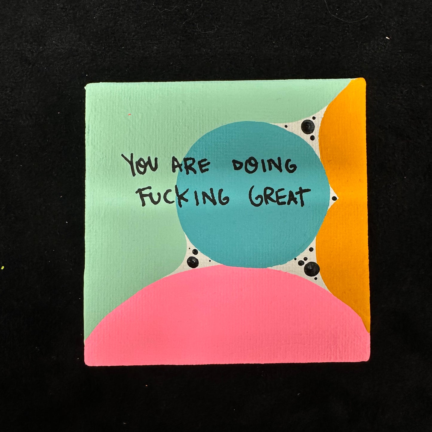 Tiny Feminist Painting CUSTOM ORDER