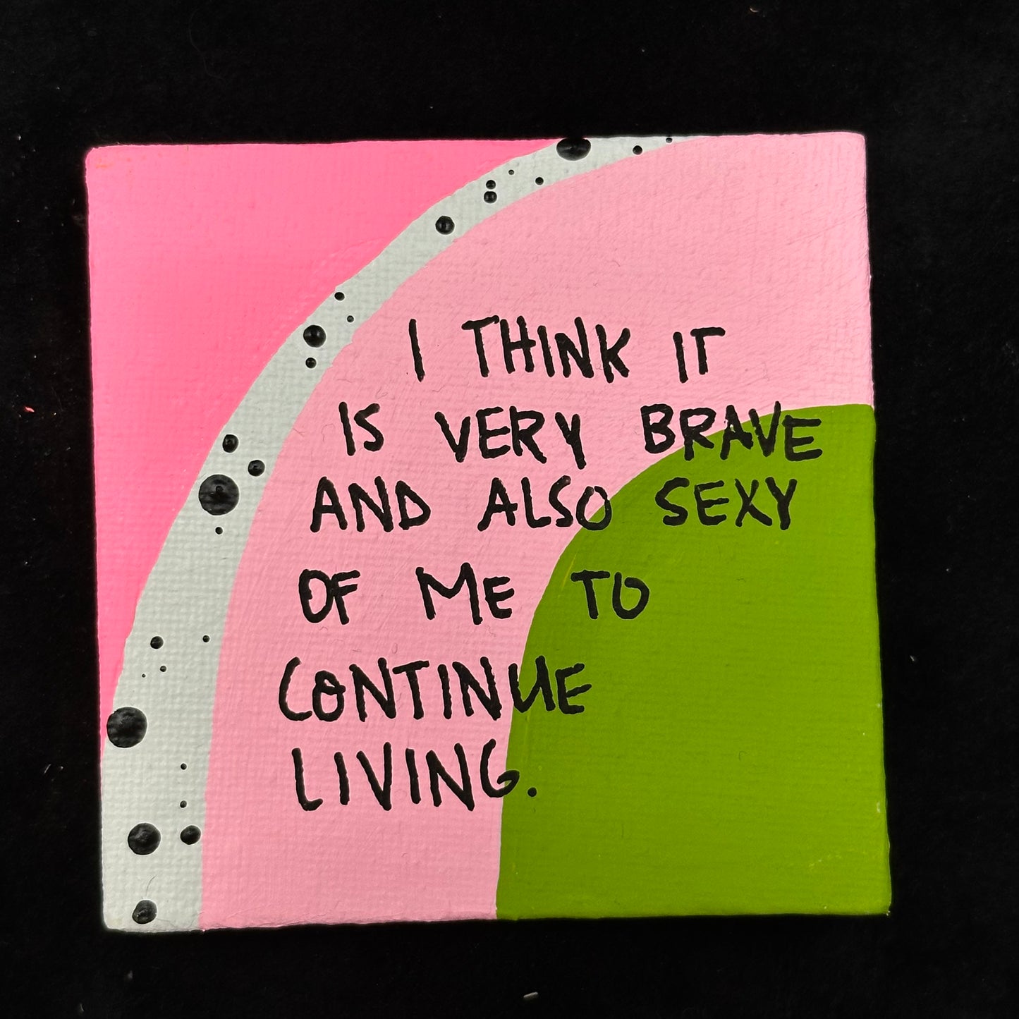 Tiny Feminist Painting CUSTOM ORDER