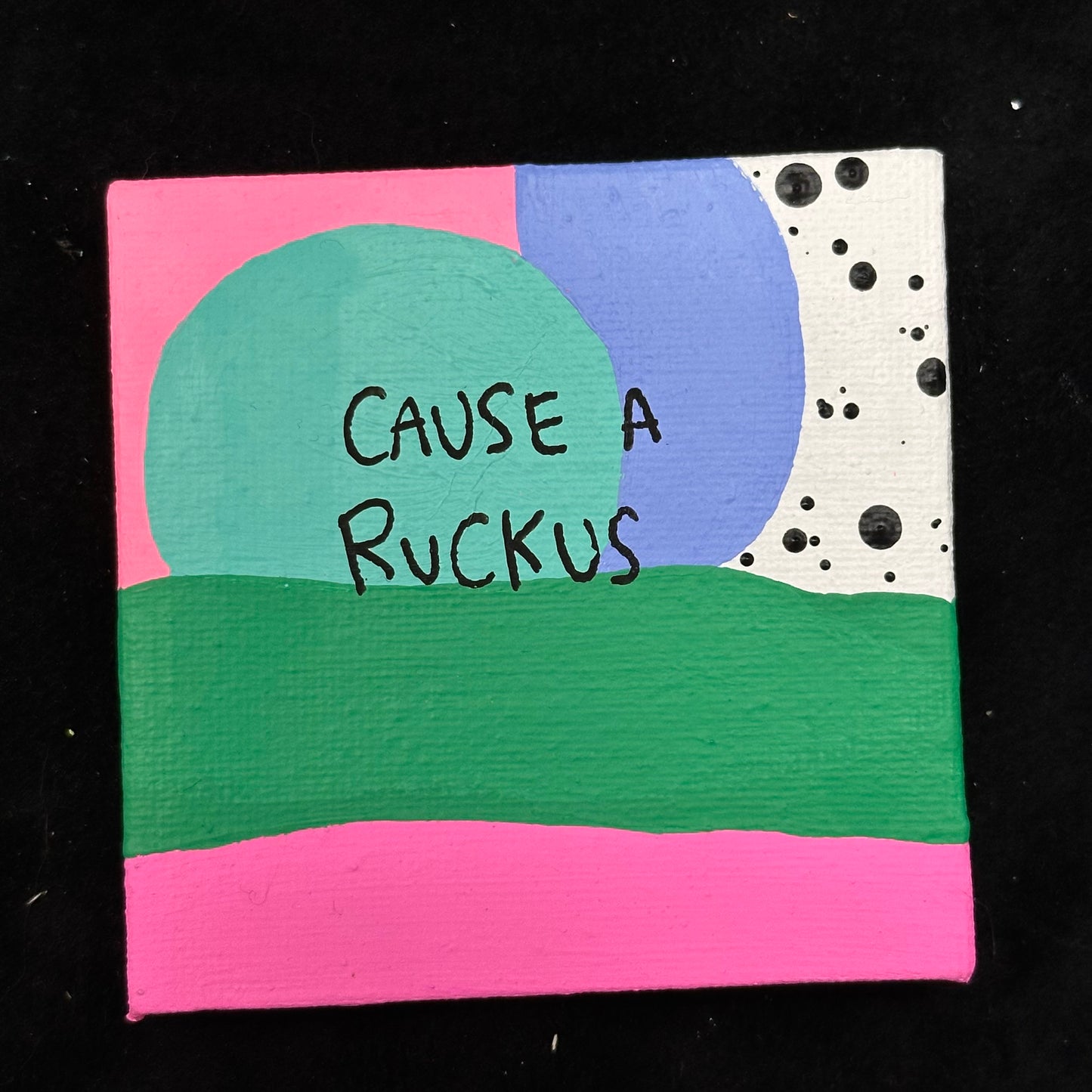 Tiny Feminist Painting Cause A Ruckus