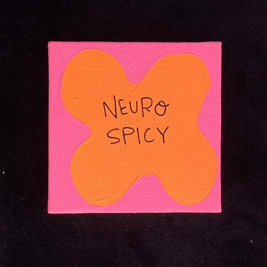 Tiny Feminist Painting Neuro Spicy