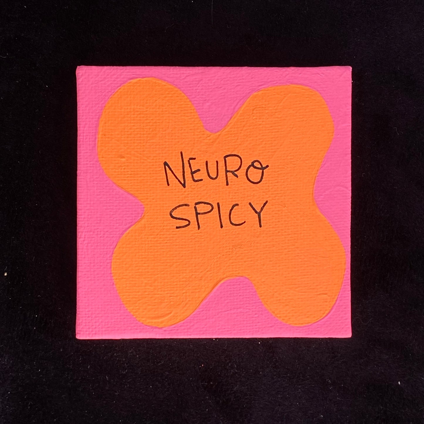 Tiny Feminist Painting Neuro Spicy