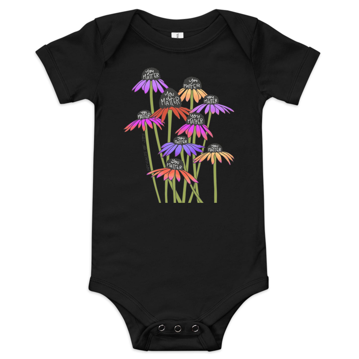 Baby Short Sleeve One Piece You Matter