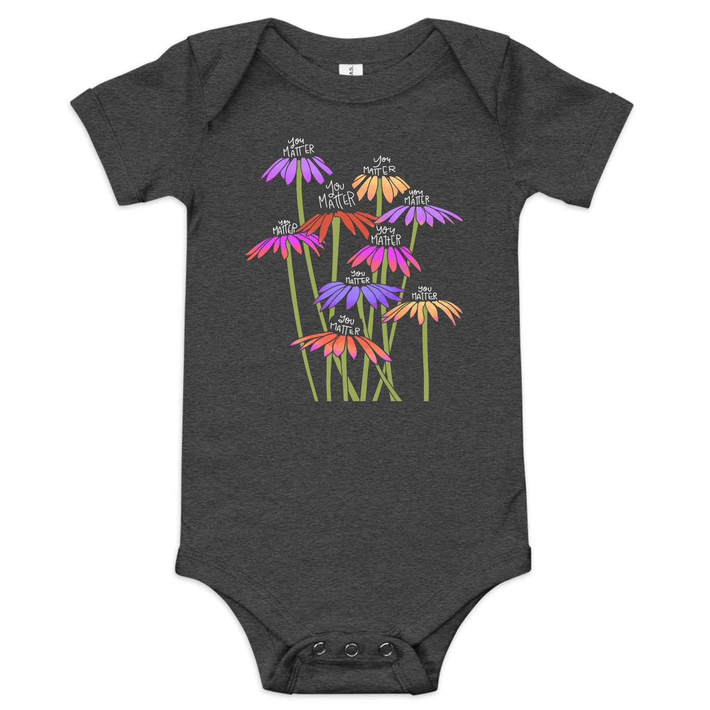 Baby Short Sleeve One Piece You Matter