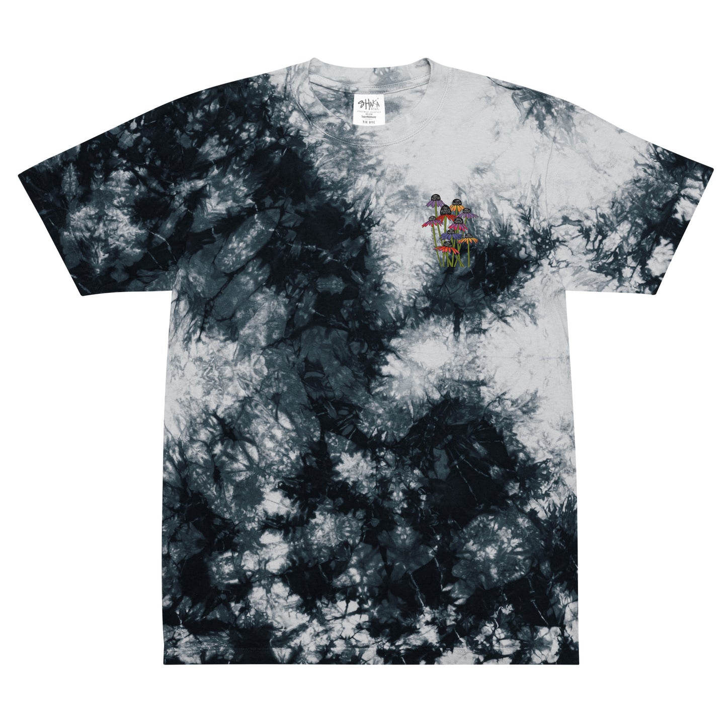 T-shirt Oversized Tie-Dye You Matter Embroidered