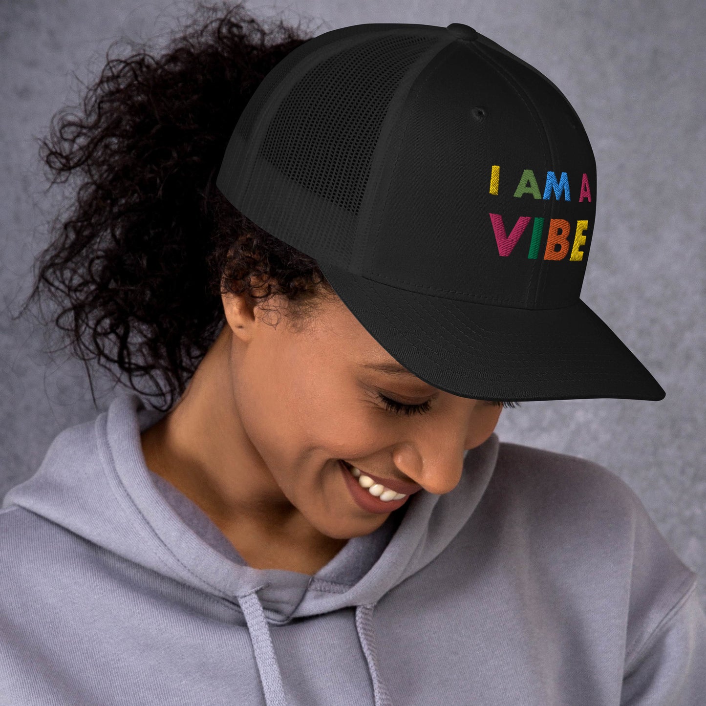 Hat Trucker Cap I Am A Vibe