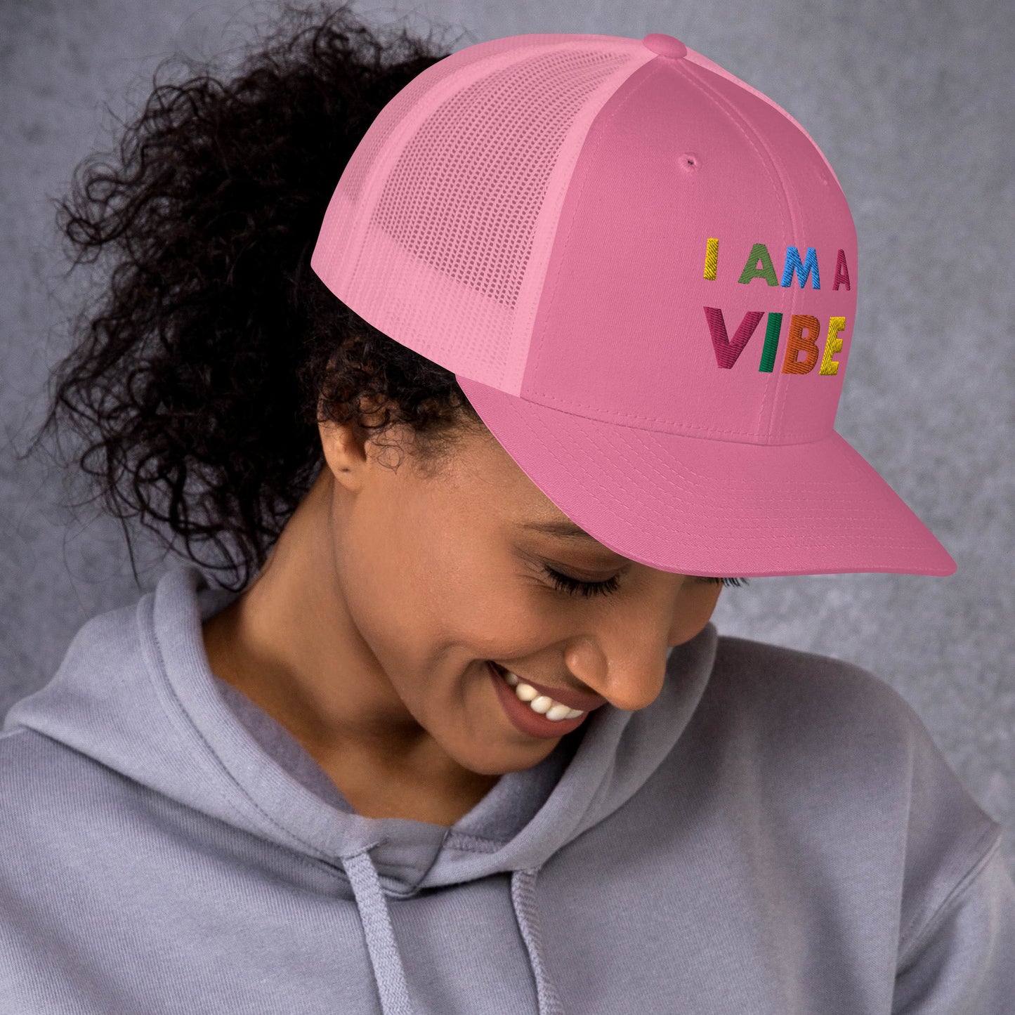 Hat Trucker Cap I Am A Vibe