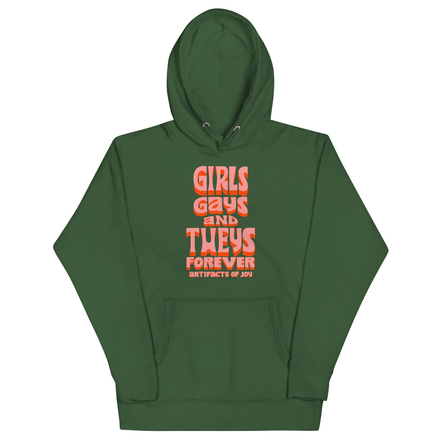 Hoodie Girls Gays and Theys Forever Unisex
