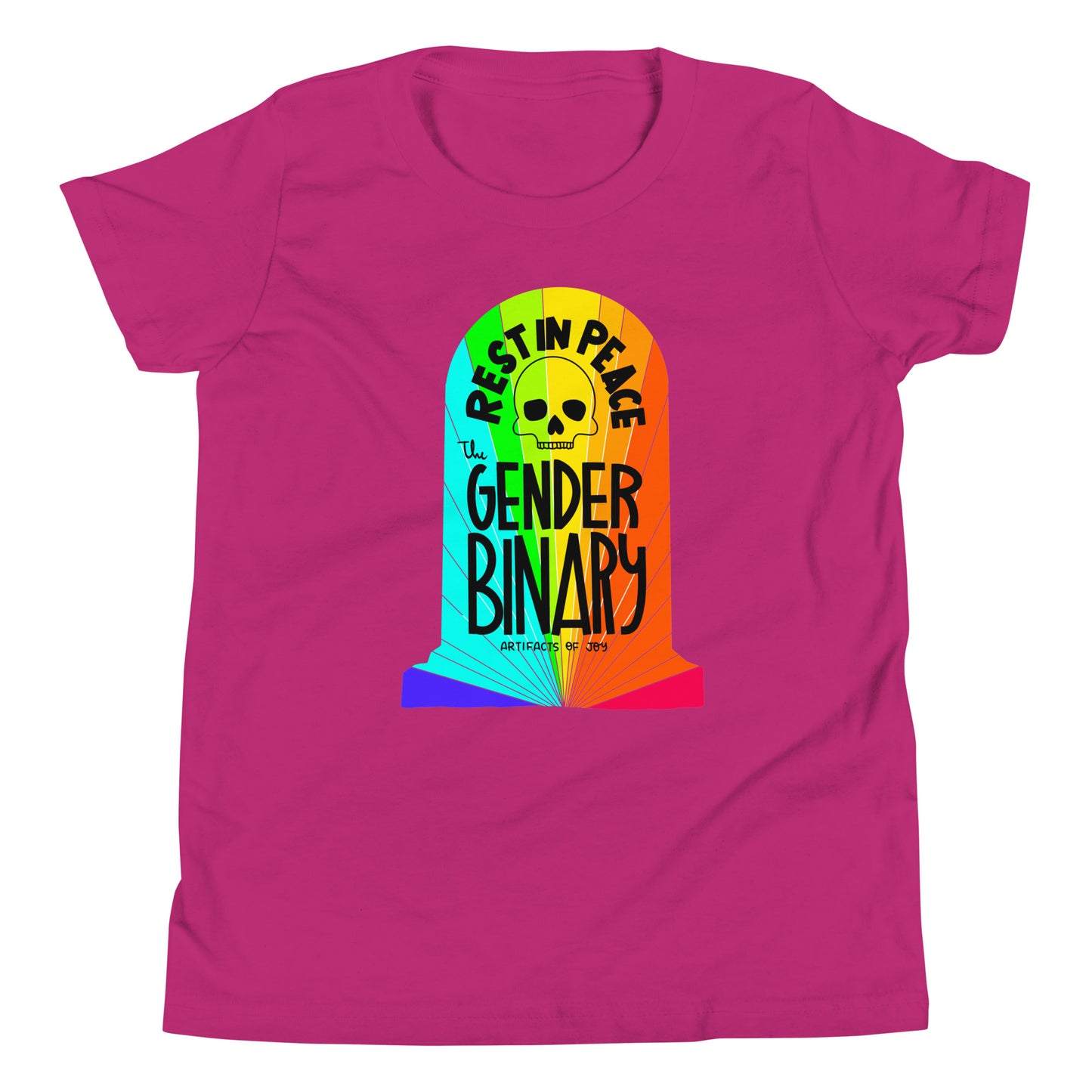 T-Shirt Youth Short Sleeve RIP Gender Binary