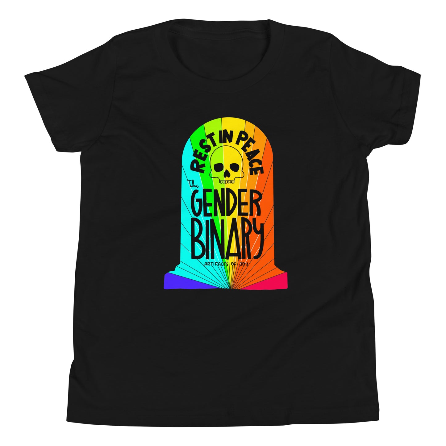 T-Shirt Youth Short Sleeve RIP Gender Binary