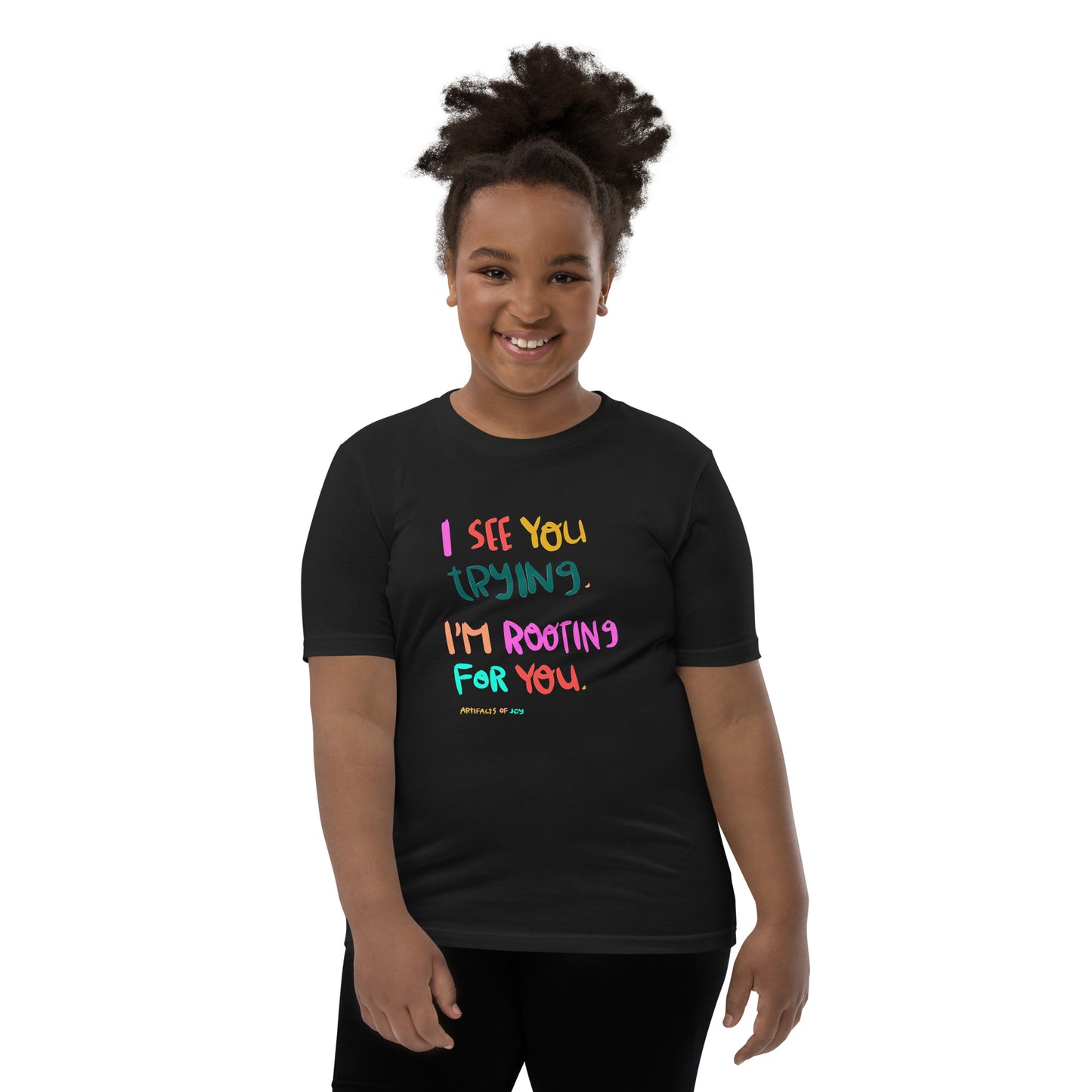 T-Shirt Youth Unisex Short Sleeve I See You Trying