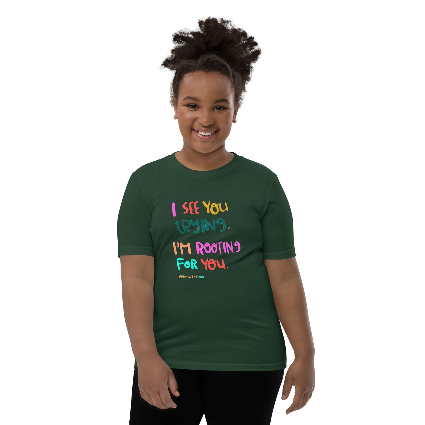 T-Shirt Youth Unisex Short Sleeve I See You Trying