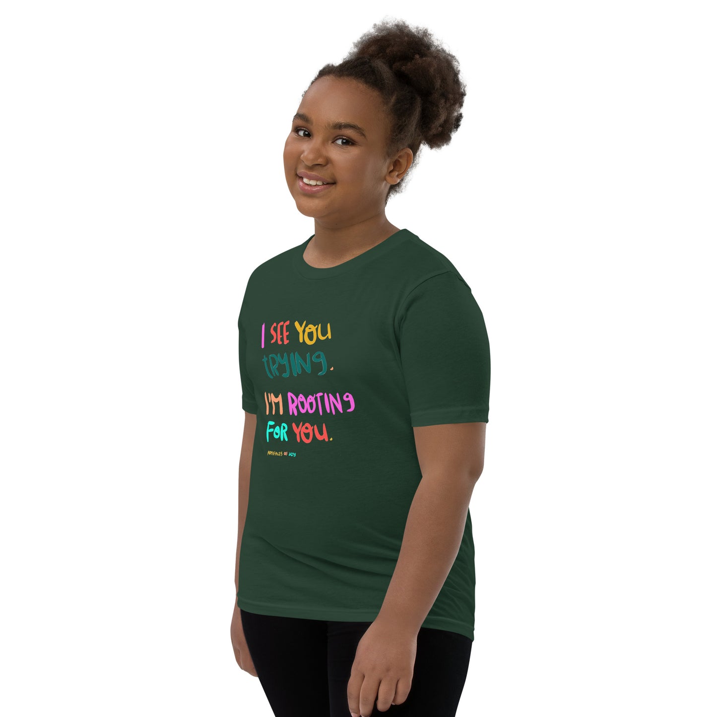 T-Shirt Youth Unisex Short Sleeve I See You Trying