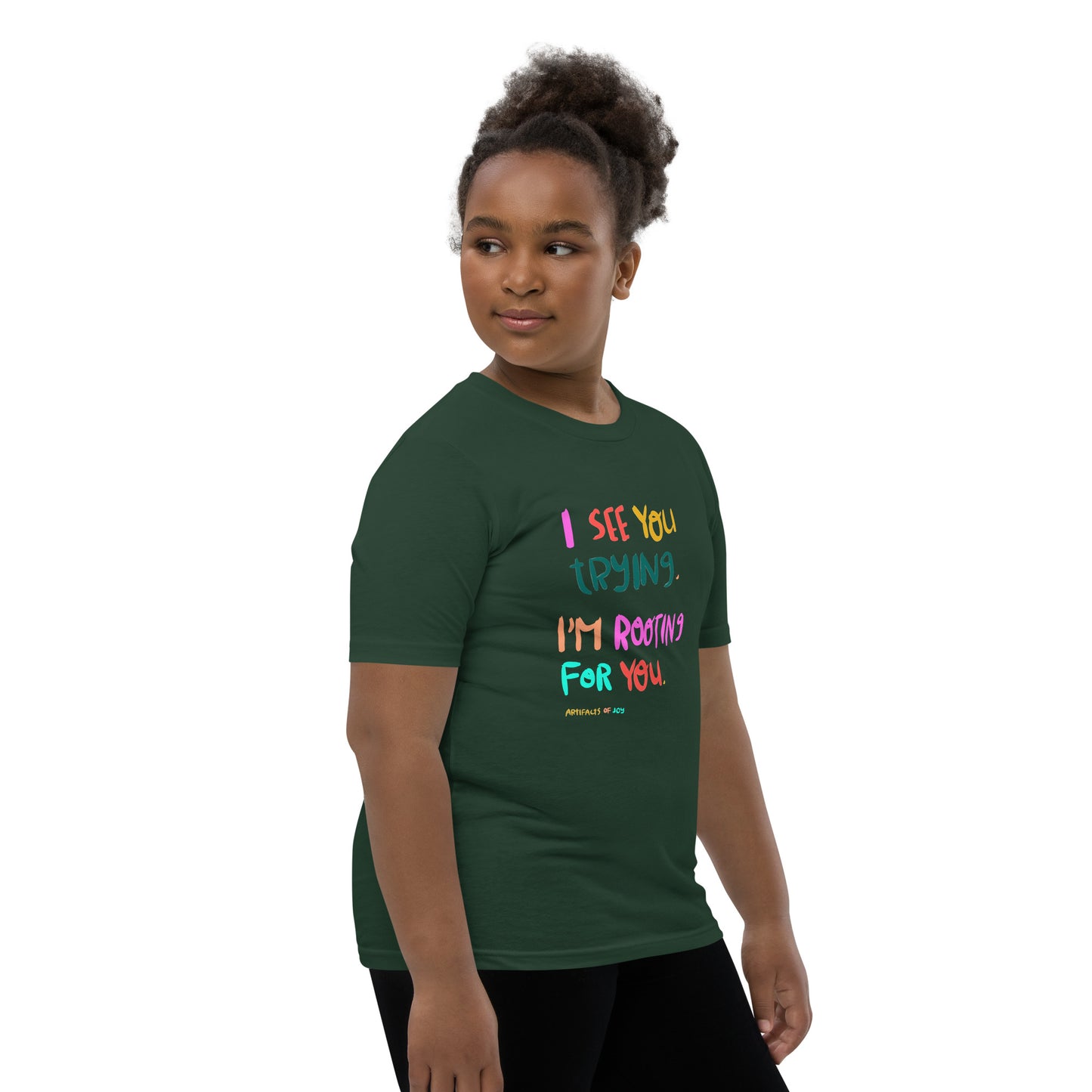 T-Shirt Youth Unisex Short Sleeve I See You Trying