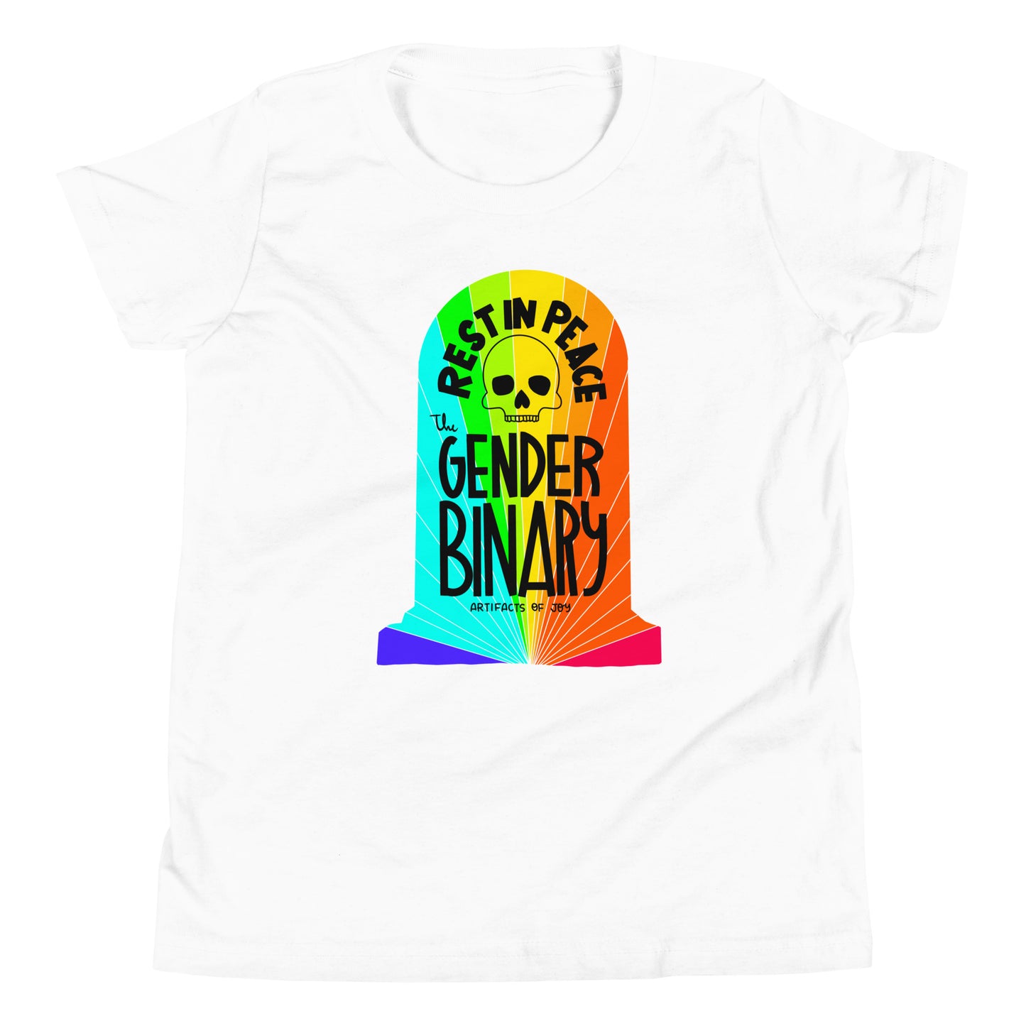 T-Shirt Youth Short Sleeve RIP Gender Binary