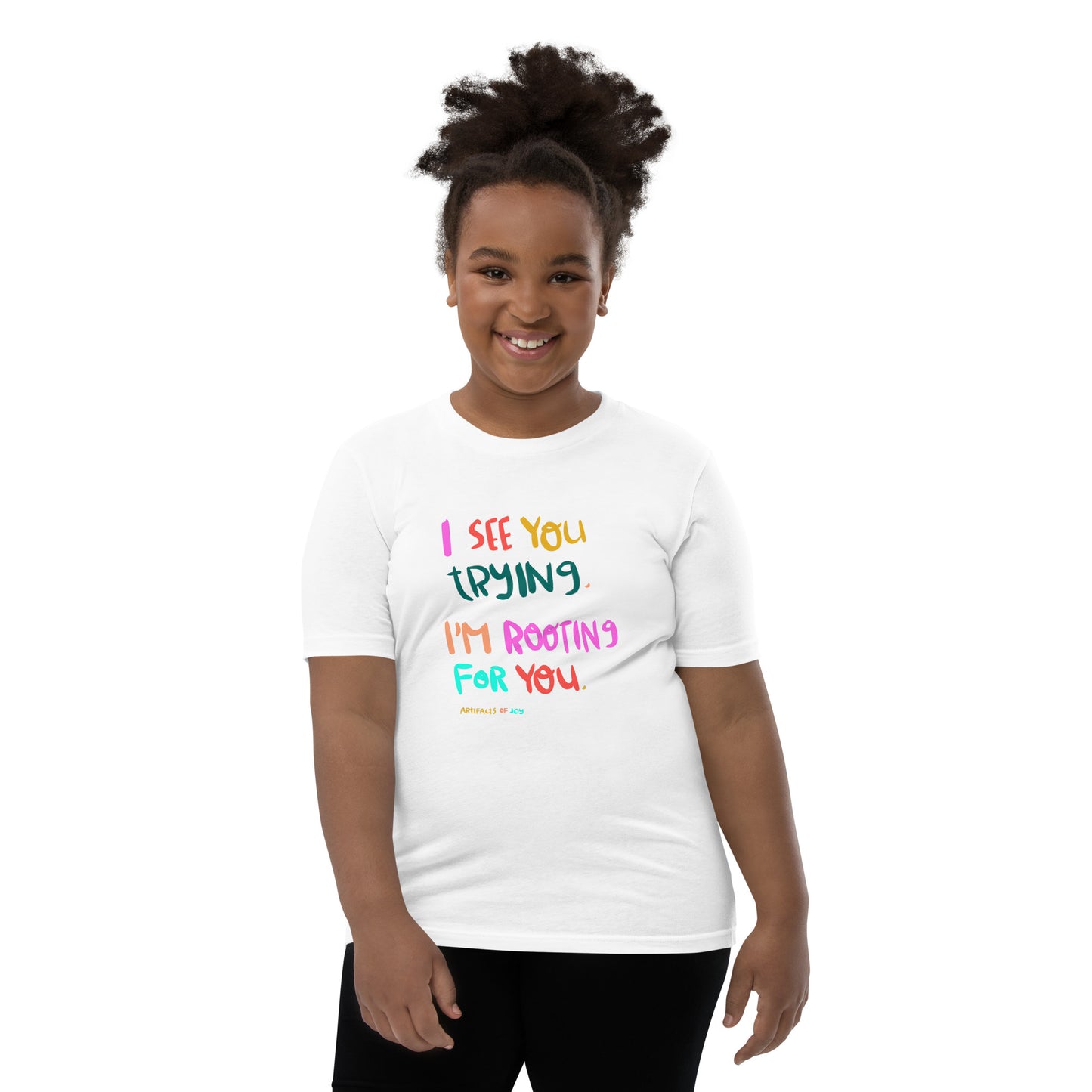 T-Shirt Youth Unisex Short Sleeve I See You Trying