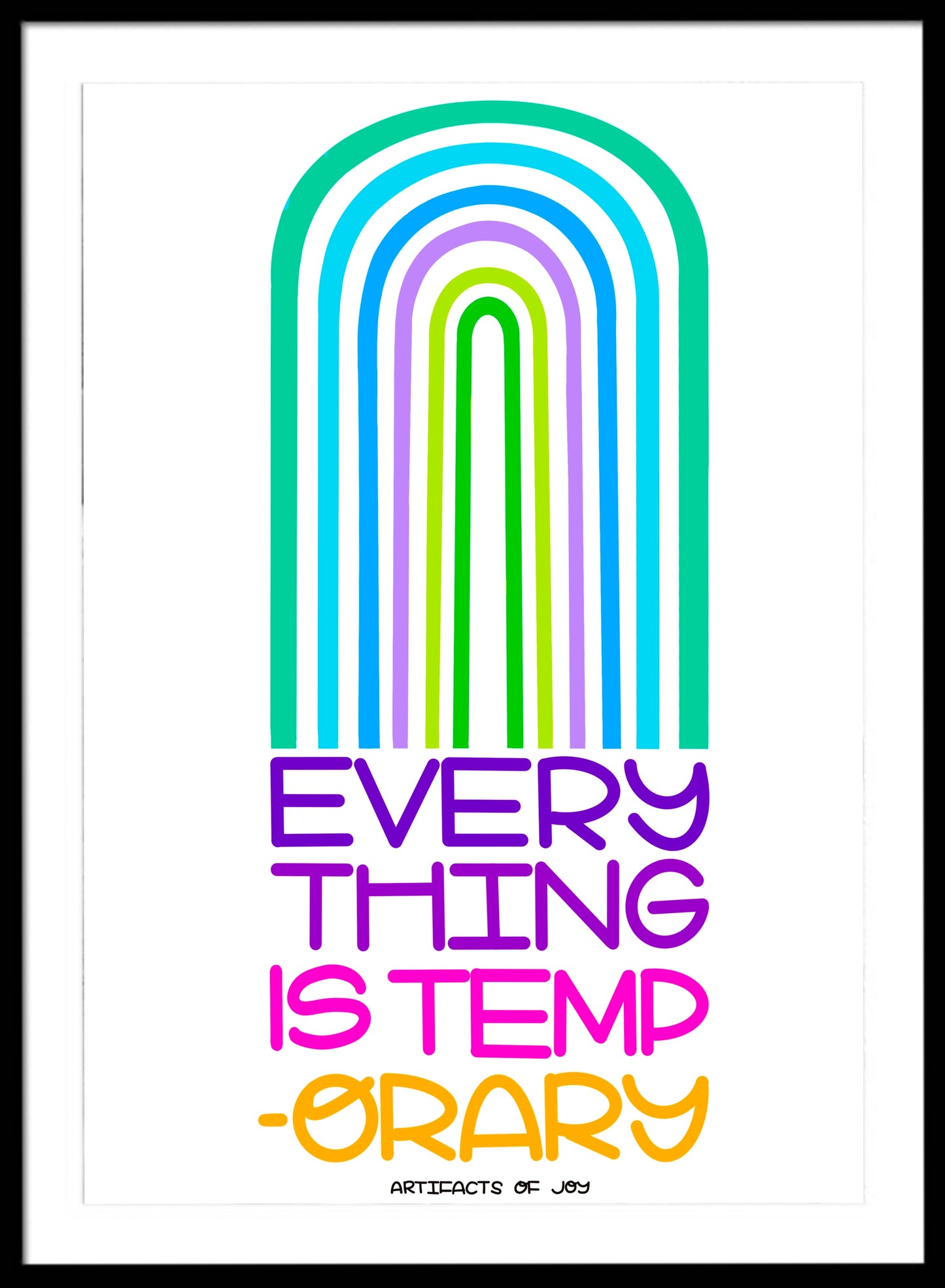 Print Everything Is Temporary