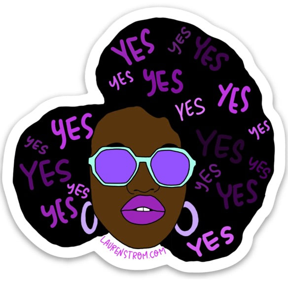 Sticker Yes Yes Yes Yes Yes – Artifacts of Joy