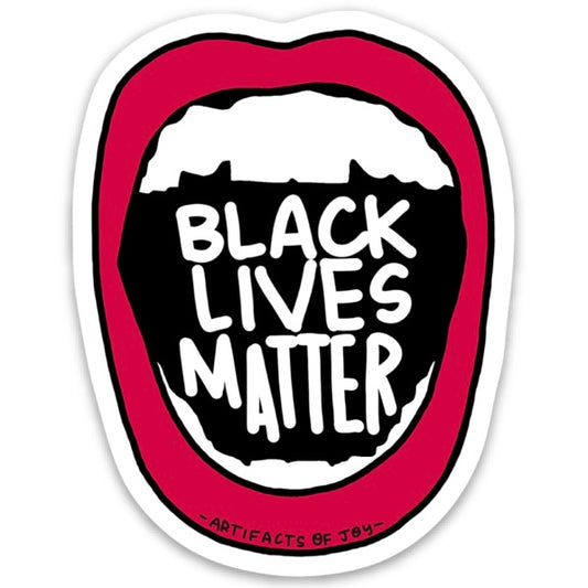 Sticker Black Lives Matter Mouth